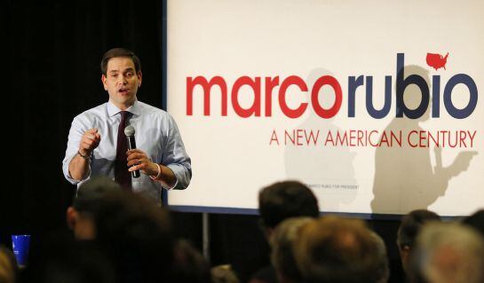 U.S. Republican presidential candidate Marco Rubio speaks at St. Ambrose University in Davenport, Iowa January 31, 2016. REUTERS/Aaron P. Bernstein