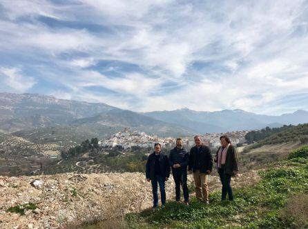 Antiguo punto de acopio de material inerte que será sellado para convertirlo en un mirador y área recreativa
