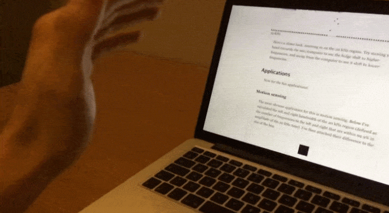 El desarrollador Daniel Rapp ha creado una web que se maneja con gestos para demostrar el efecto Doppler