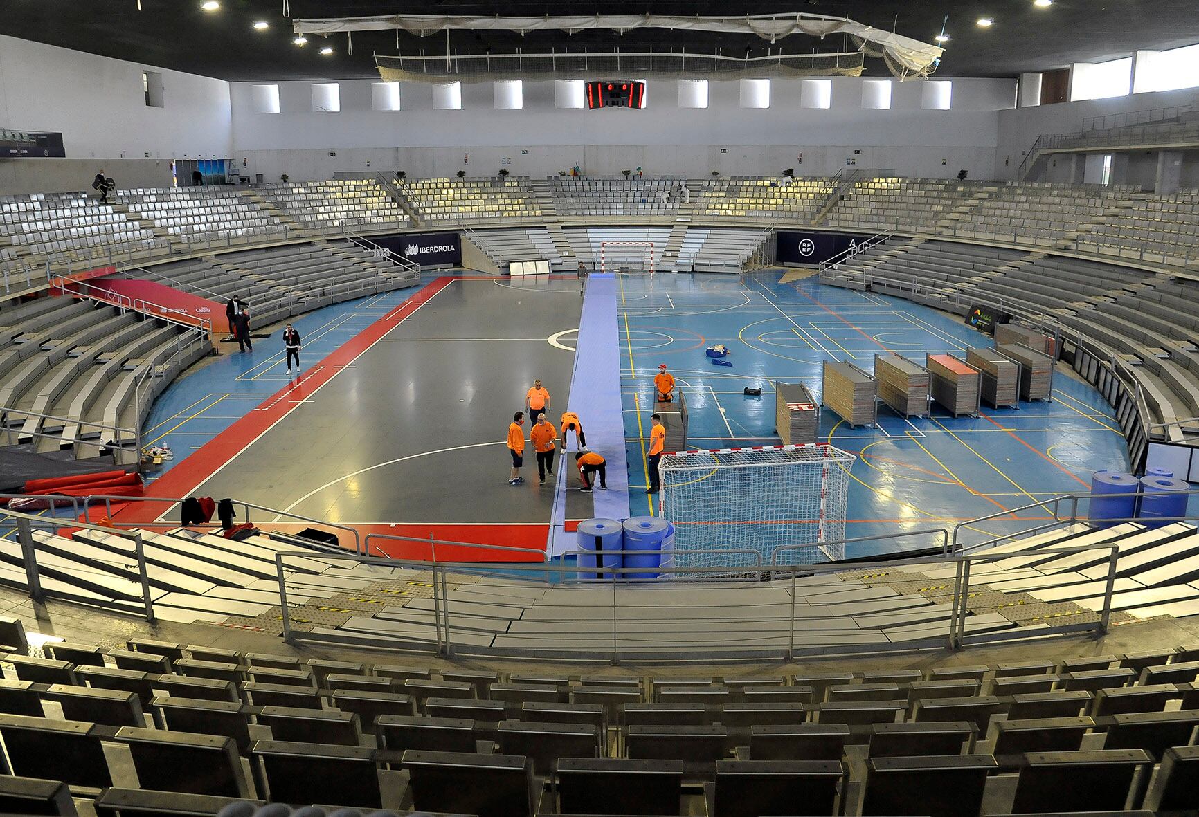 El Palacio de Deportes de Chapín se adecenta para la Supercopa