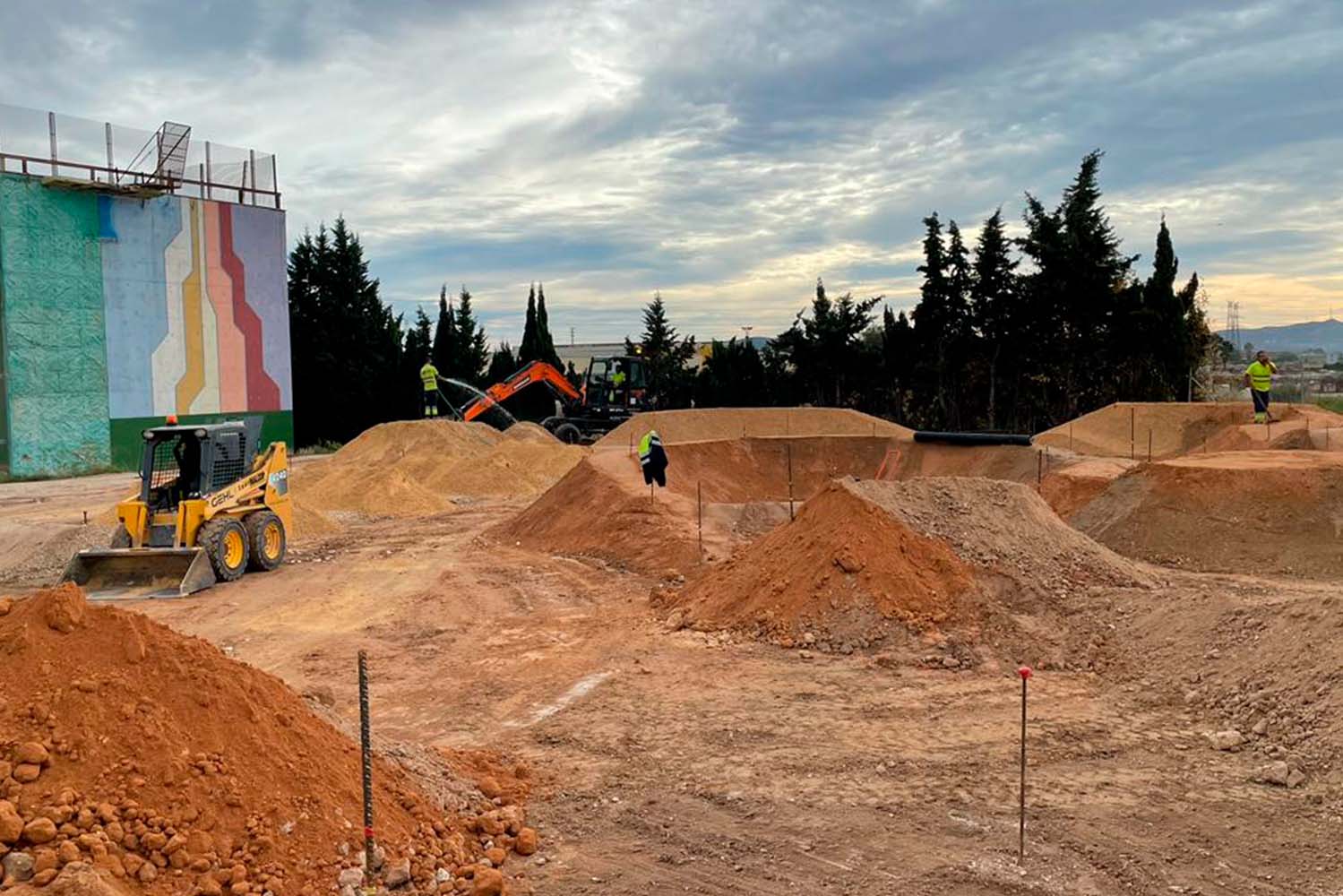 Obras en el Pump Truck de Novelda