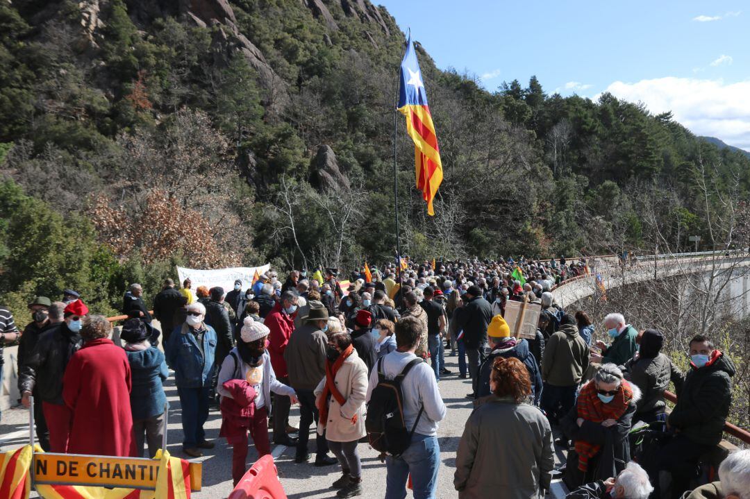 La protesta de diumenge a Maçanet