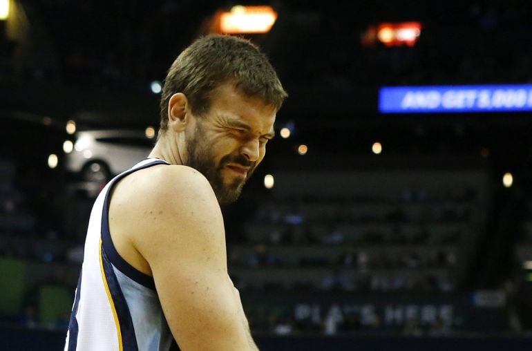 Marc Gasol, durante un encuentro con los Memphis Grizzlies