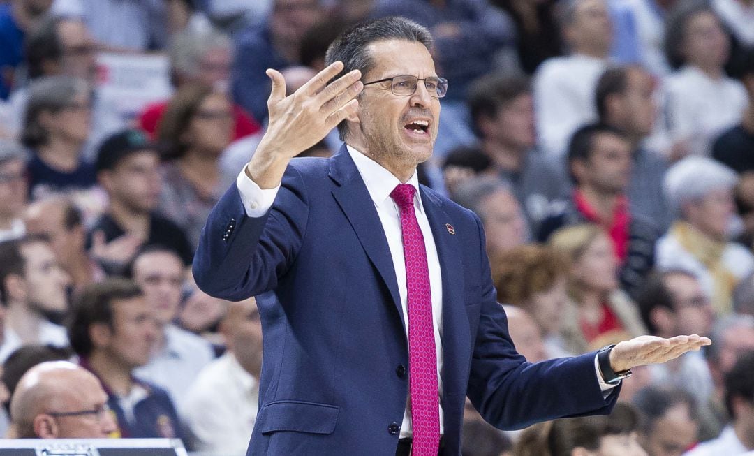 Pedro Martínez, durante un partido de la ACB