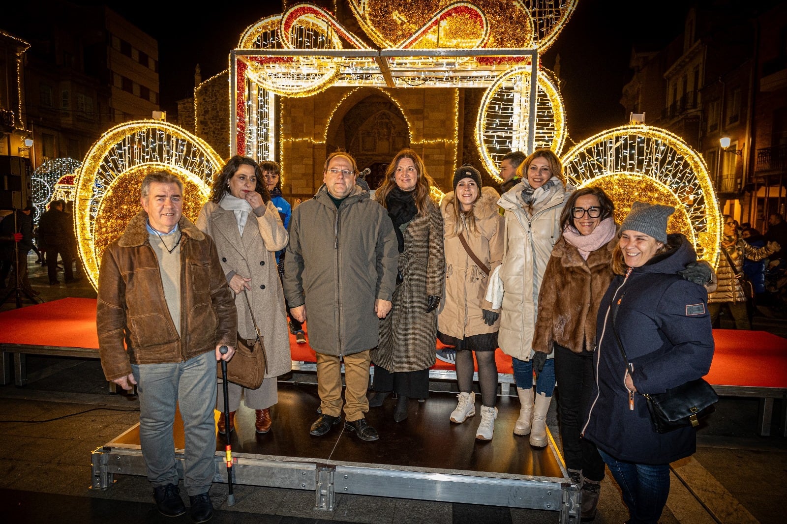 Encendido de luces en La Bañeza