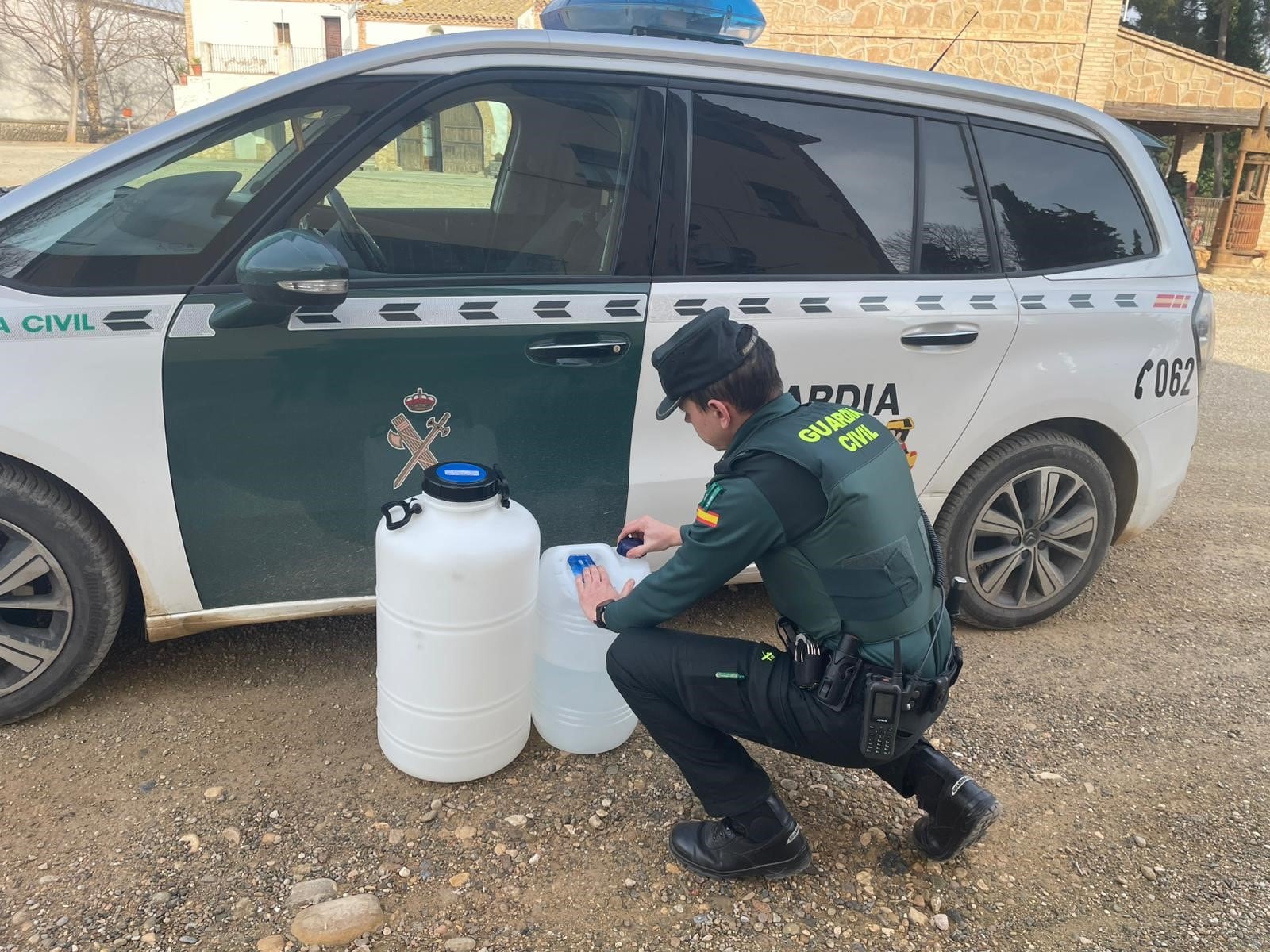 Agentes de la Guardia Civil de Binéfar han instruido las diligencias. Foto: Guardia Civil