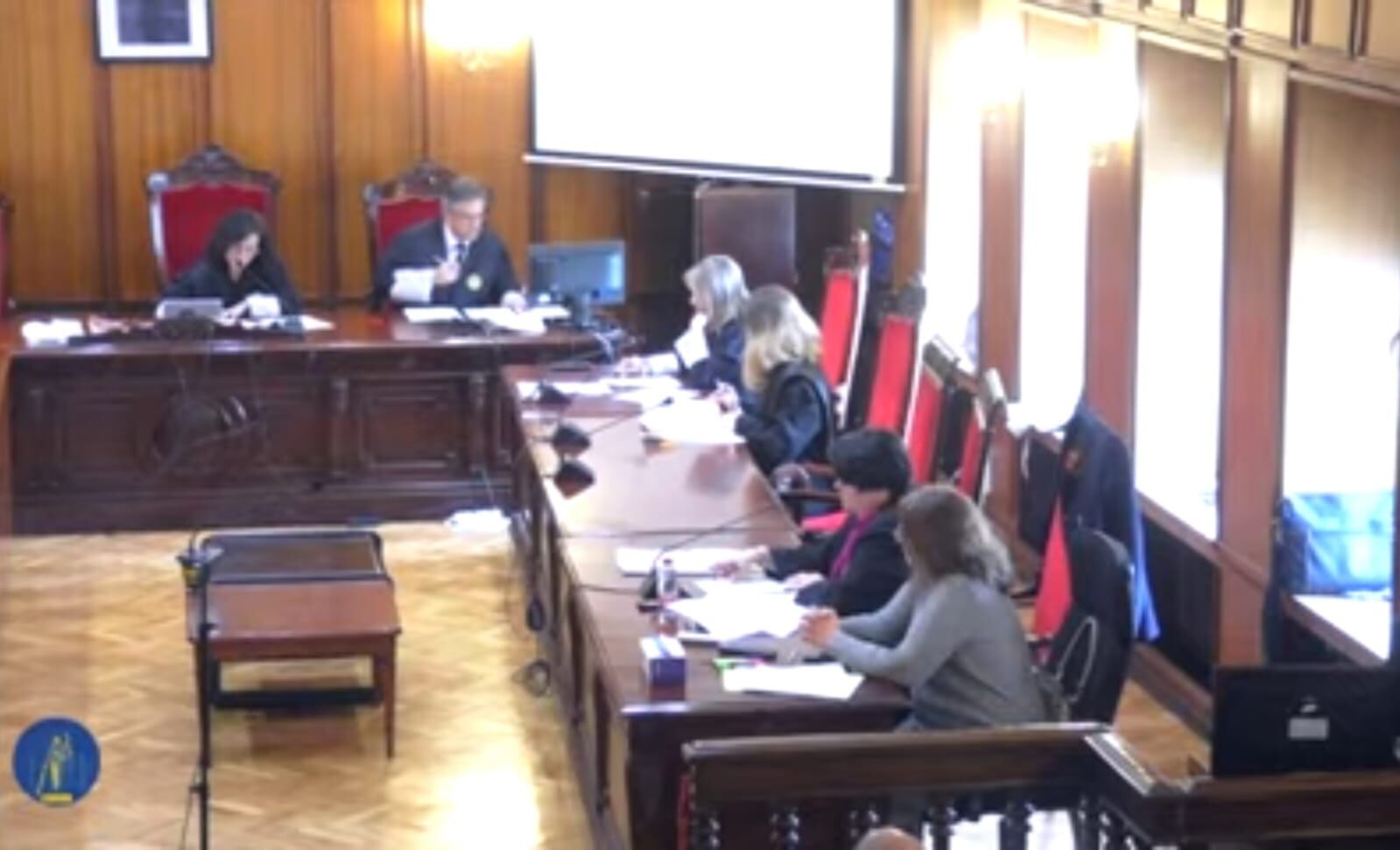 Imagen de lectura del veredicto en la Audiencia Provincial de Albacete