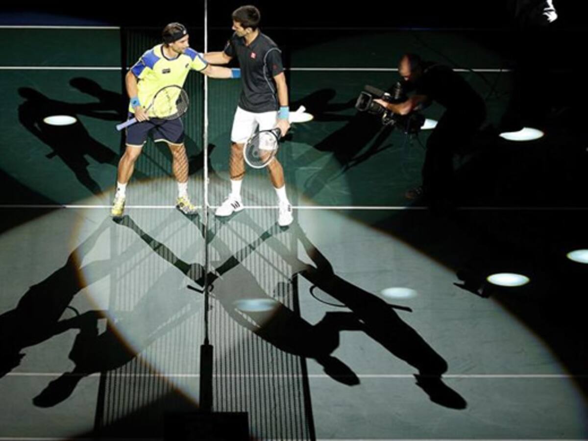 Novak Djokovic gana en Bercy tras derrotar en la final a David Ferrer
