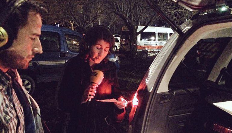 FOTOGALERIA AMB LES IMATGES DE L&#039;EQUIP DE LA CADENA SER DESTACAT AL LLOC DE L&#039;ACCIDENT AERI