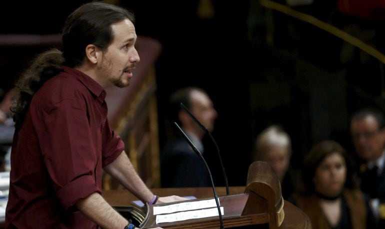 El líder de Podemos, Pablo Iglesias. 