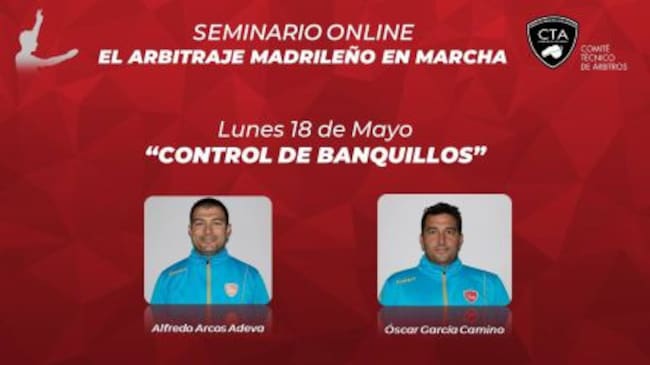 Óscar García (i) y su compañero, Alfredo Arcos, han formado parte de programas de formación en la RFEBM.