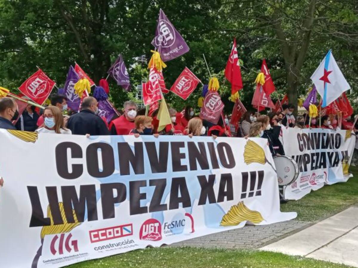 La limpieza en edificios y oficinas, en huelga en A Coruña por un salario digno