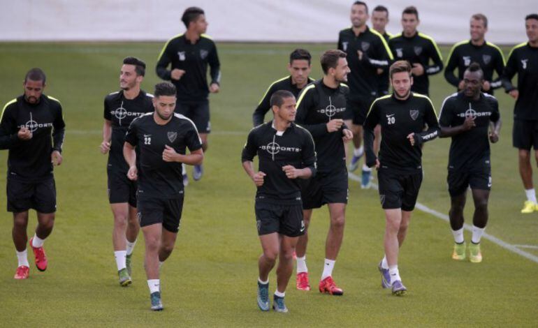 Entrenamiento del Málaga