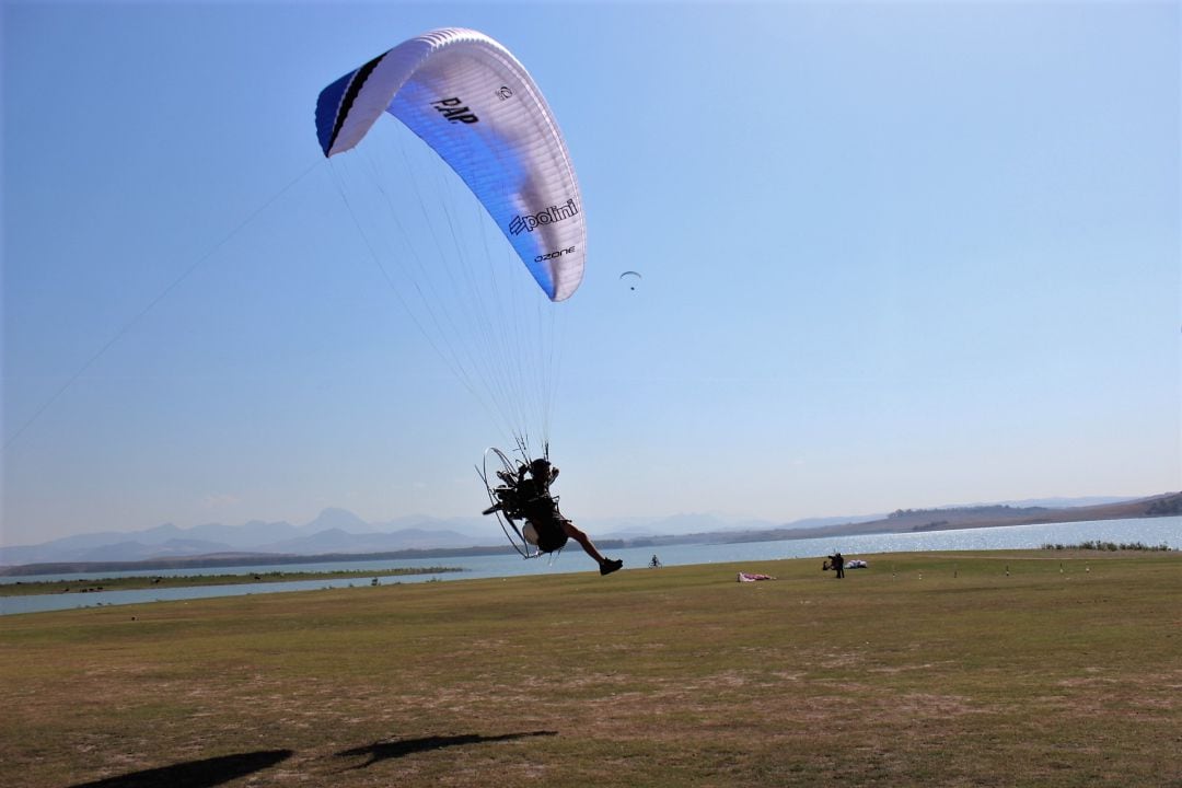 Los entrenamientos del campeonato de Paramotor ya han comenzado en Bornos 