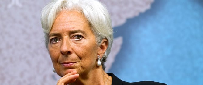 La presidenta del FMI, Christine Lagarde