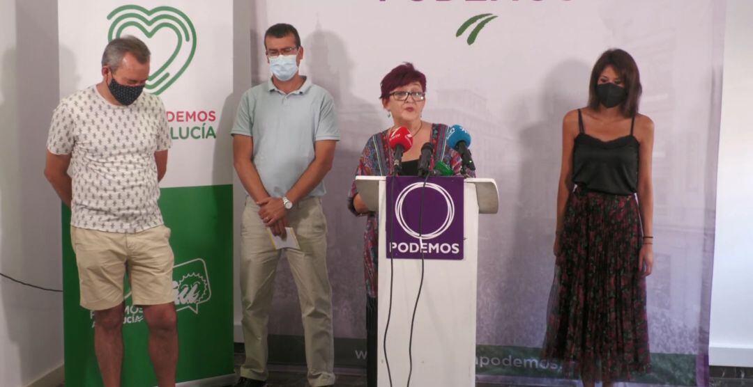 Miembros de Podemos Andalucía y de Jaén han realizado rueda de prensa para criticar &quot;el engaño&quot; de la ITI para el territorio jiennense