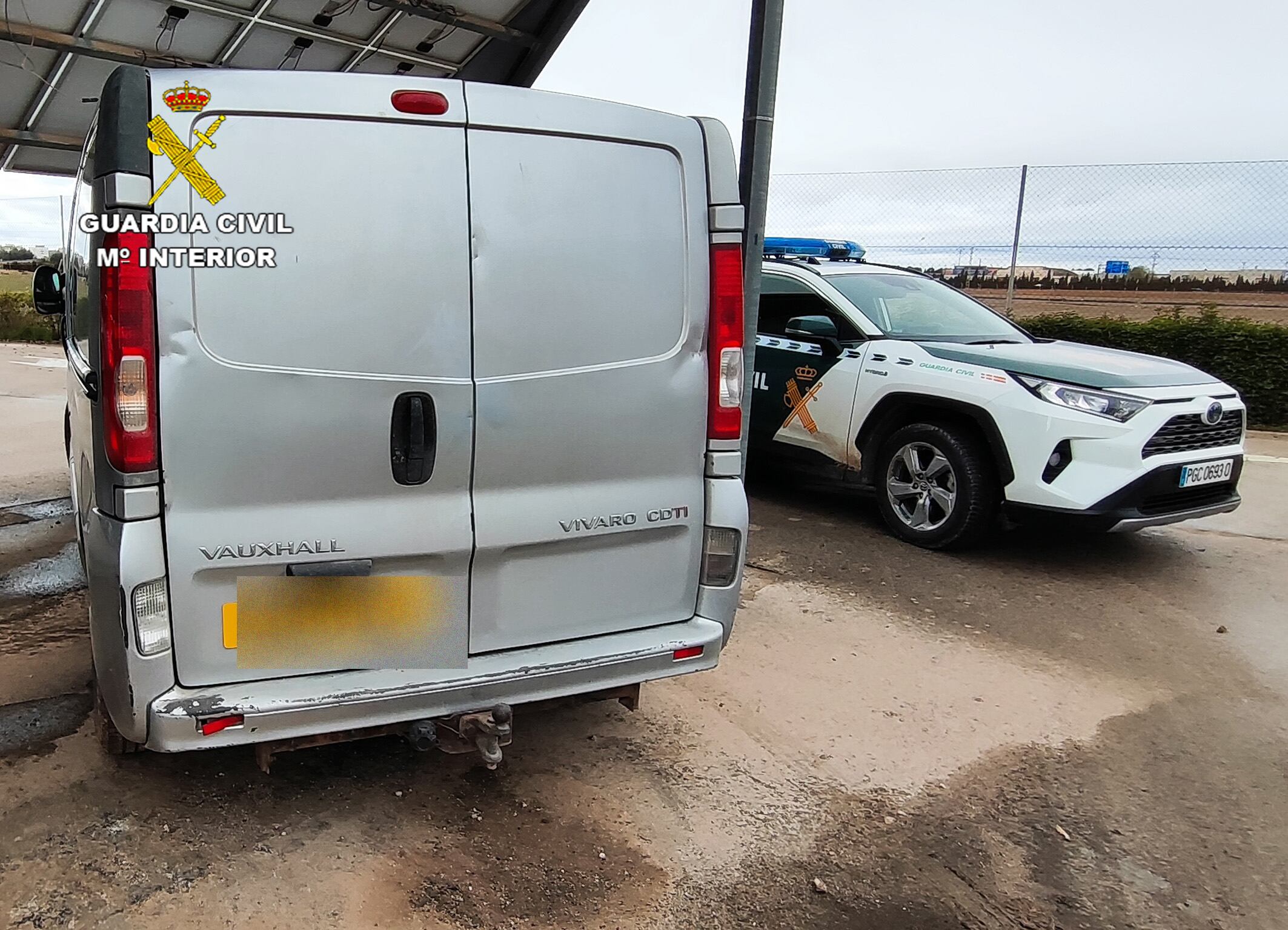 Vehículo incautado en la operación "Bipolar"