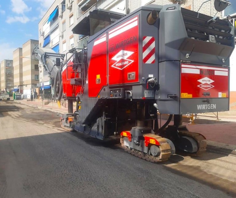 Las obras de asfaltado en Parla concluirán en el mes de abril