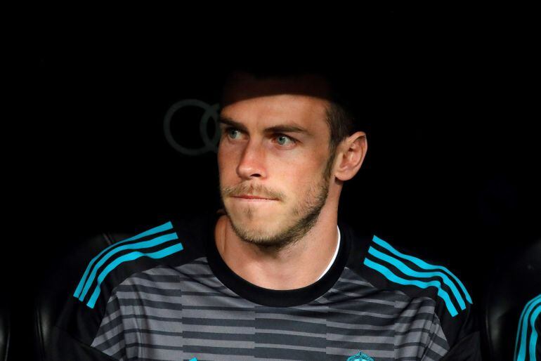 Bale, en el banquillo del Bernabéu