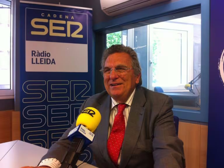 Antoni Siurana, en una foto d&#039;arxiu a Ràdio Lleida