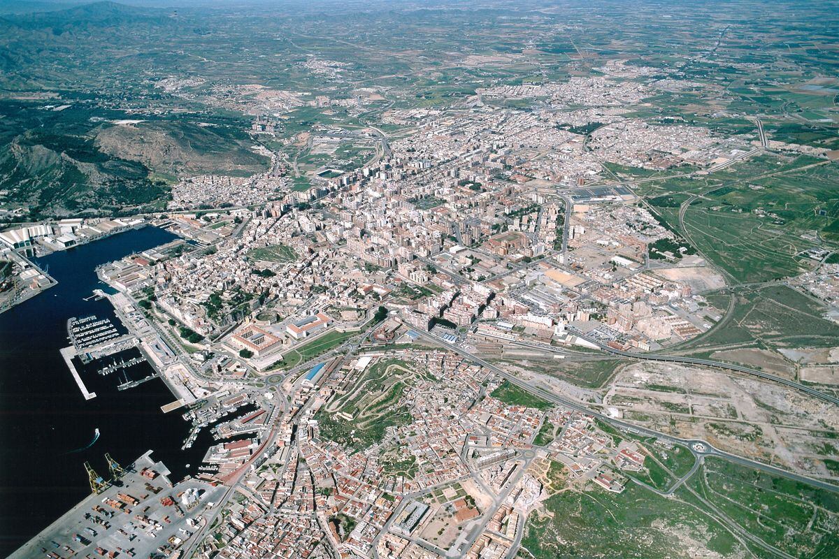 Vista aérea de Cartagena