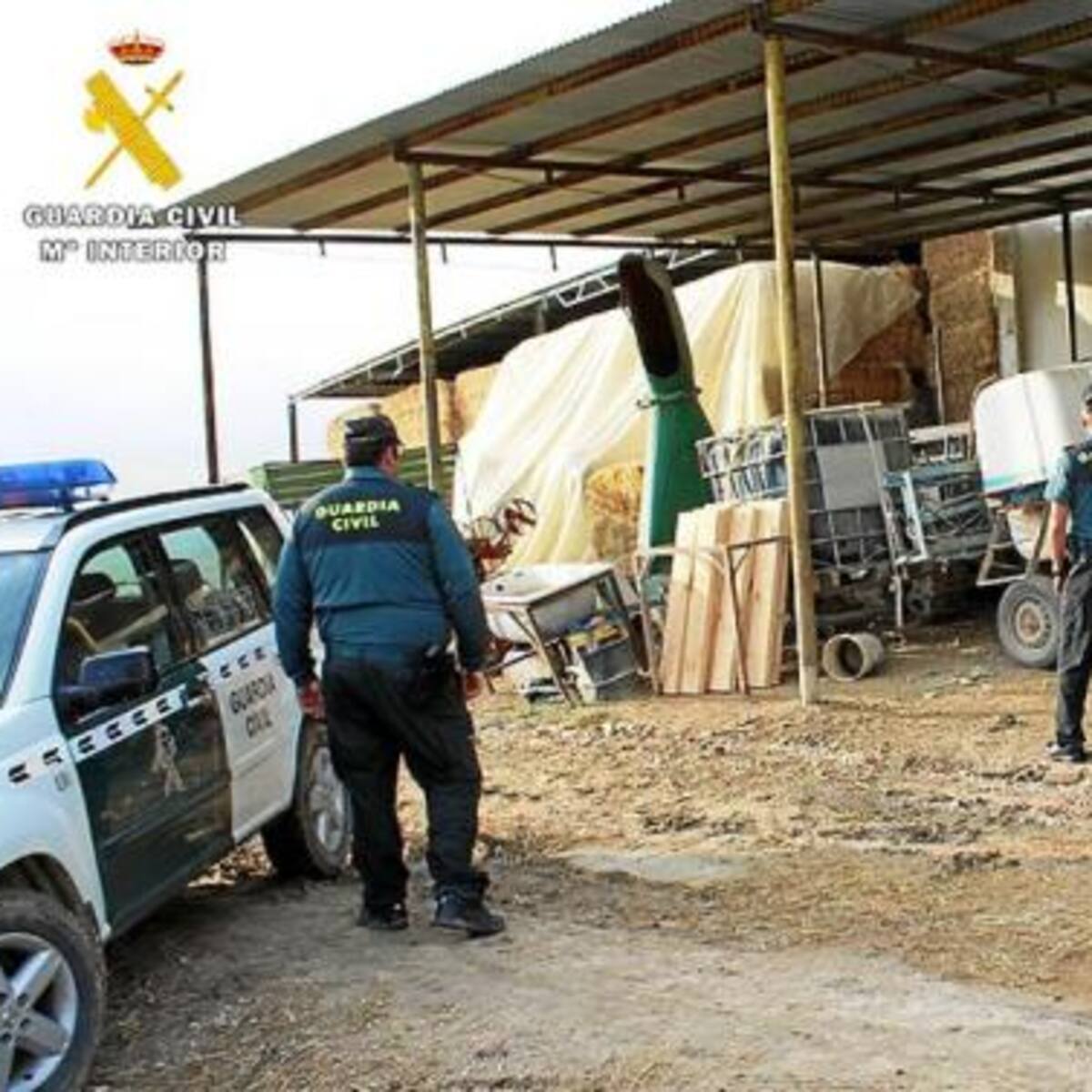 Detenido un hombre por el robo de una pieza de cosechadora valorada en 9.000 € en Utrera