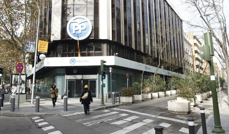 Sede del PP en la calle Génova de Madrid