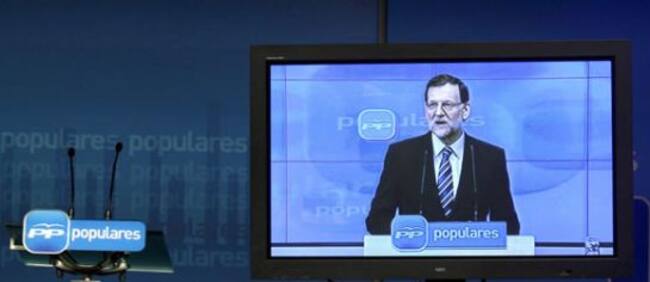 Mariano Rajoy, durante una de sus comparecencias.
