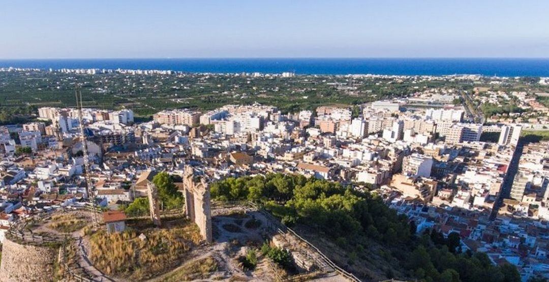 Panorámica de la ciudad de Oliva 