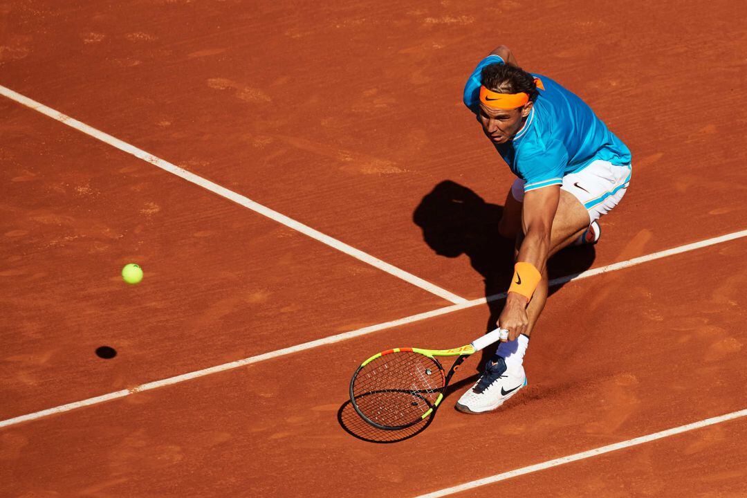 Nadal, durante el torneo