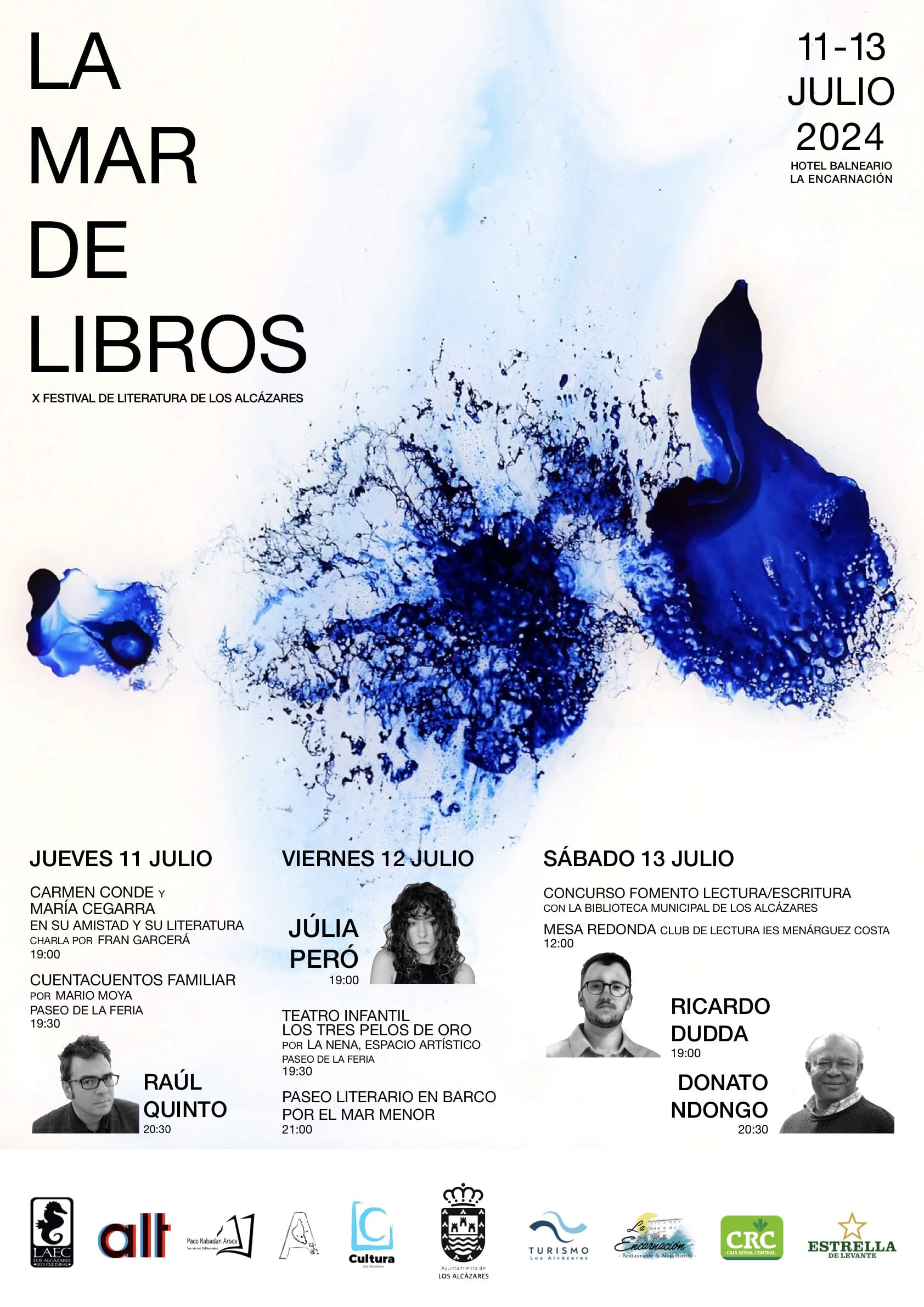 Arranca de la X edición del Festival Literario La Mar de Libros de Los Alcázares.