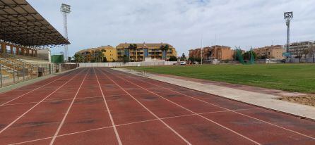 Pista de atletismo.