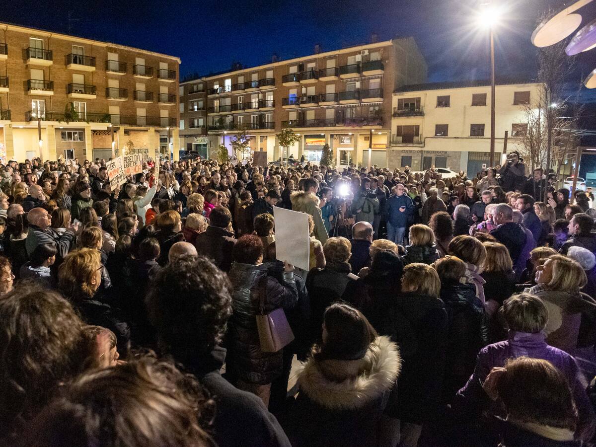El movimiento feminista de La Rioja sale a la calle en apoyo a la víctima de una nueva agresión en Albelda