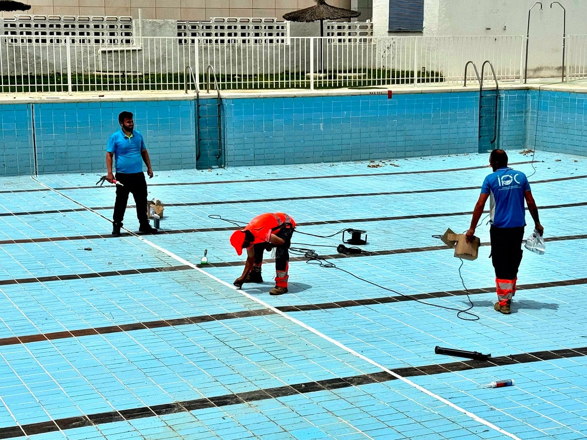 Arreglo de la piscina María Luisa Cabañero