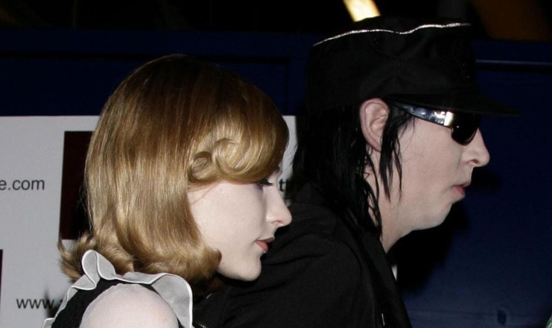 Evan Rachel Wood y Marilyn Manson, en una foto de archivo tomada durante su relación en 2007