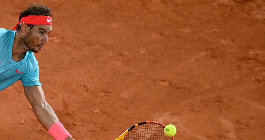 Rafa Nadal, durante un partido del actual torneo de Roland Garros