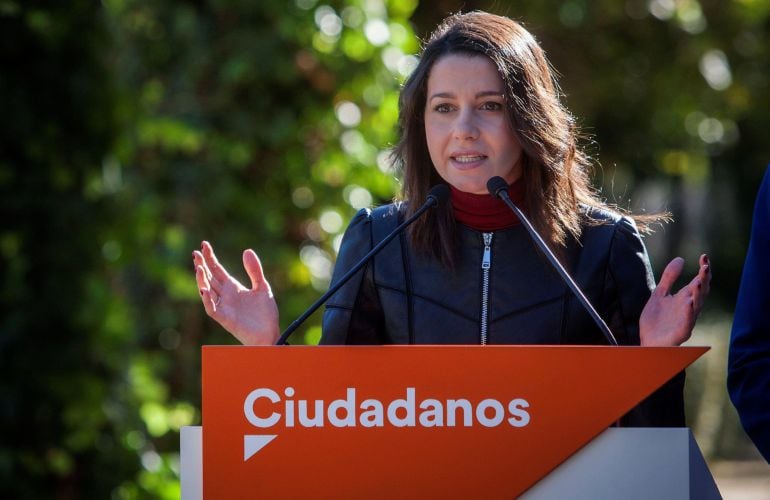 La líder de Ciudadanos en Cataluña, Inés Arrimadas.