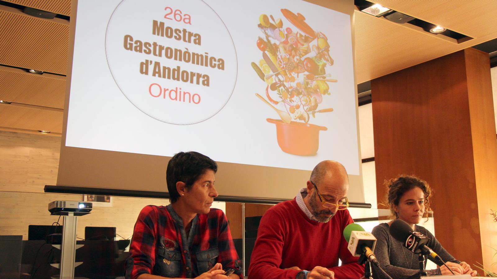 Mari Soto durant la presentació de la 26a Mostra Gastronòmica d&#039;Ordino