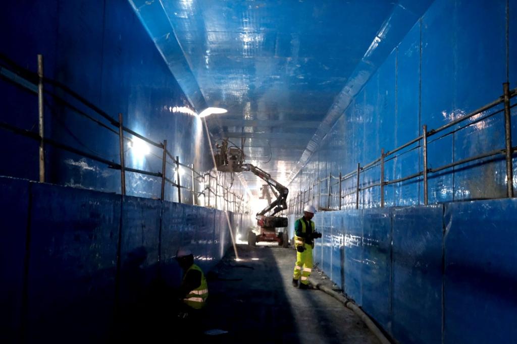 Obras en el subsuelo de la avenida de Las Razas