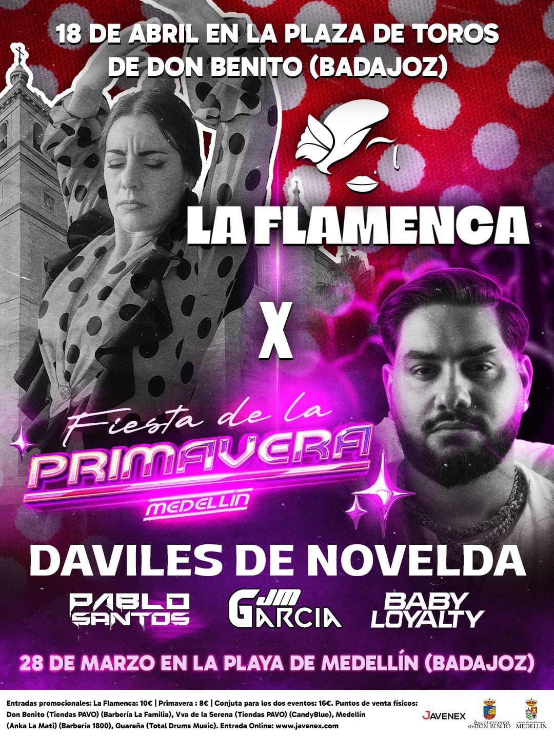 Medellín y Don Benito se unen para celebrar la Fiesta de la Primavera y 'La Flamenca'