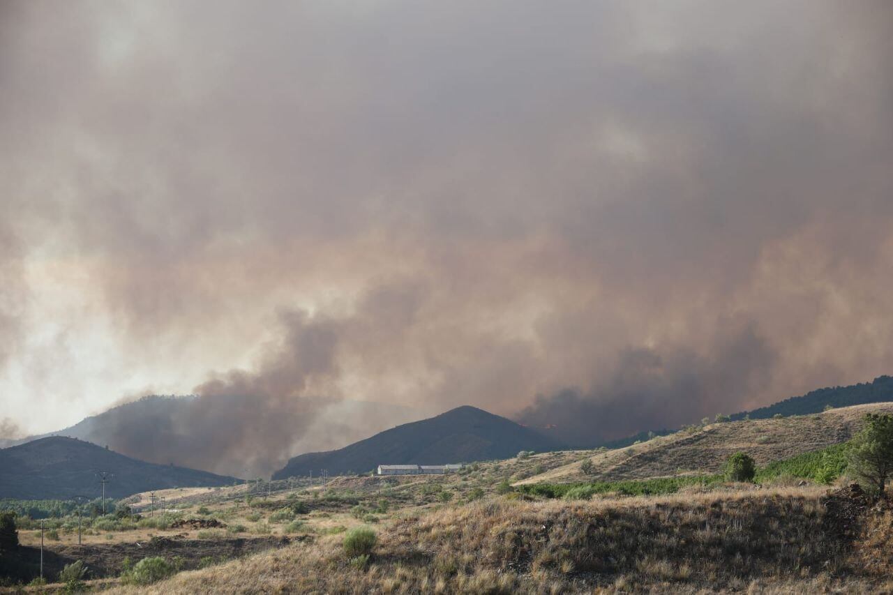 Se recrudece el incendio de Ateca