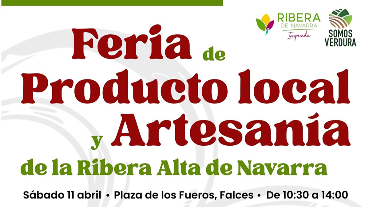 Falces celebra la primera Feria de producto local y artesanía de la Ribera Alta