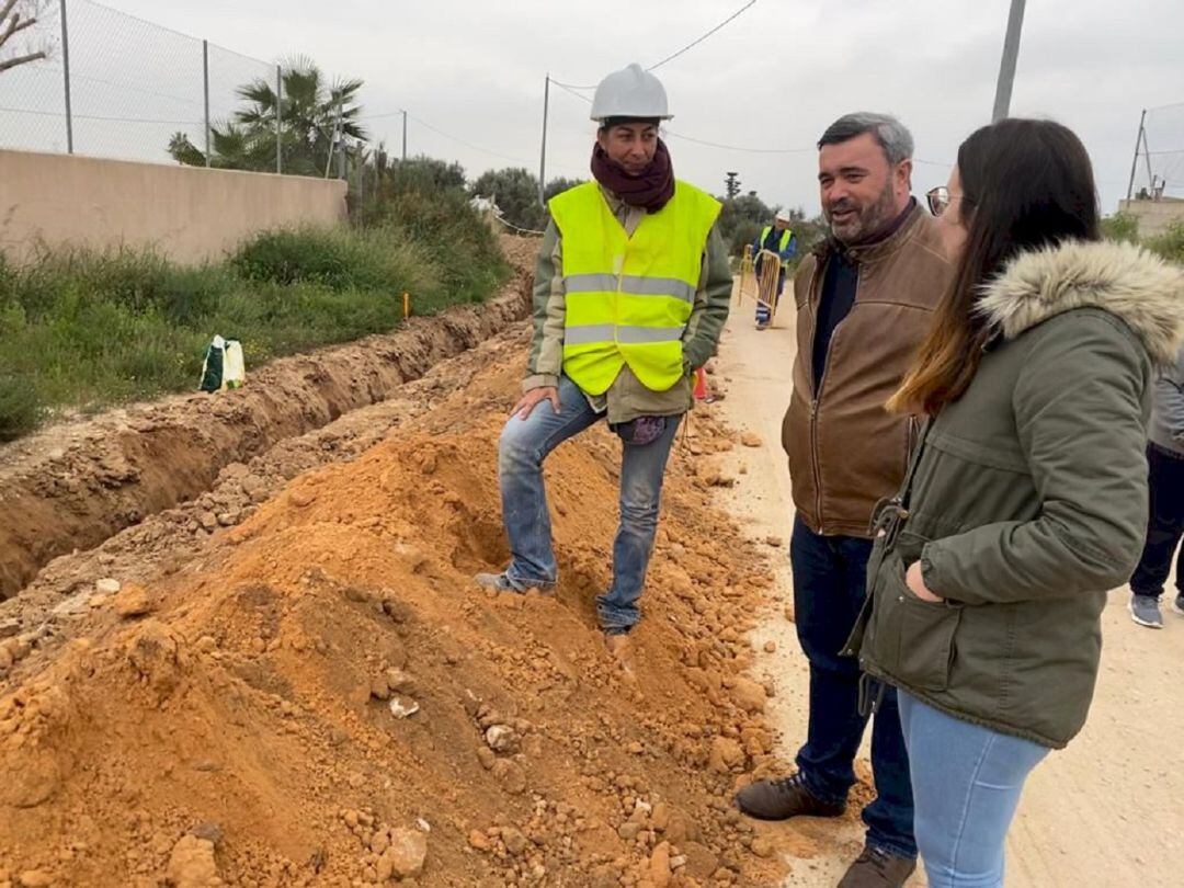 colector de agua del barrio de La Estación