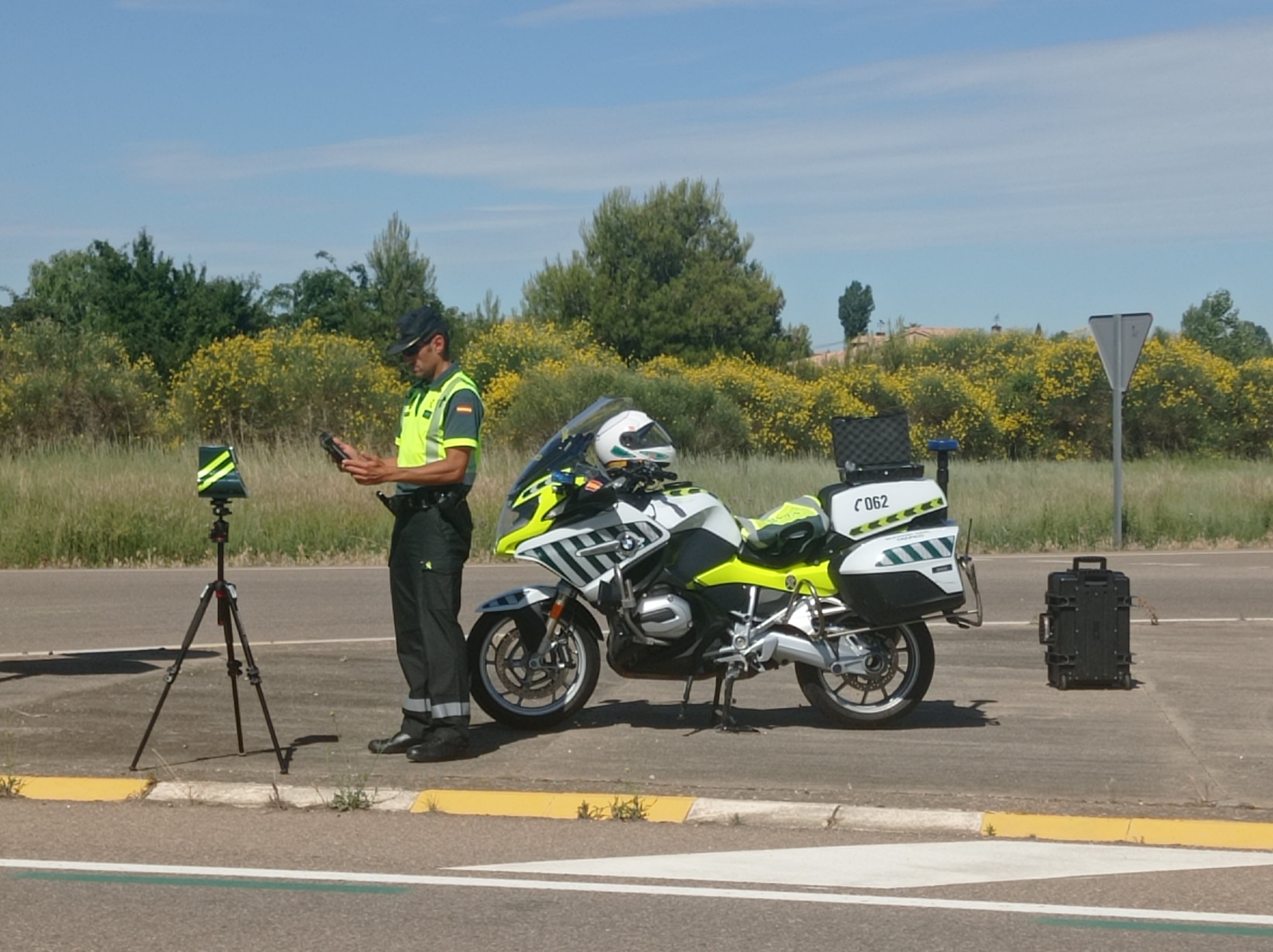 Guardia Civil de Tráfico en Palencia