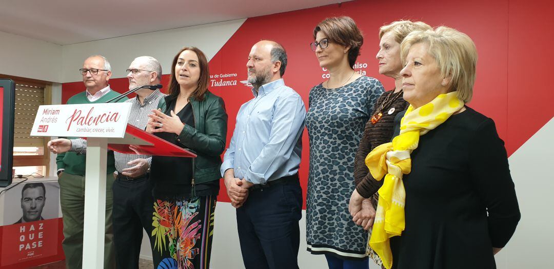 La socialista Miriam Andrés presenta su campaña al Ayuntamiento de Palencia