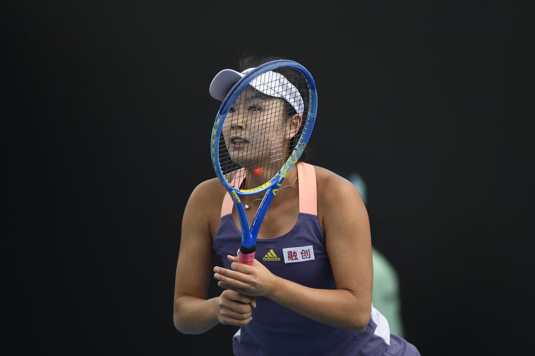 Shuai Peng, durante el Open de Australia de 2020