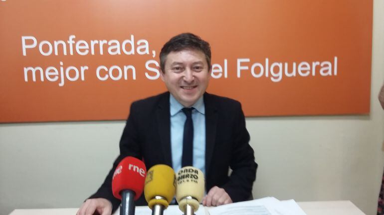 El portavoz de USE-Bierzo, Samuel Folgueral