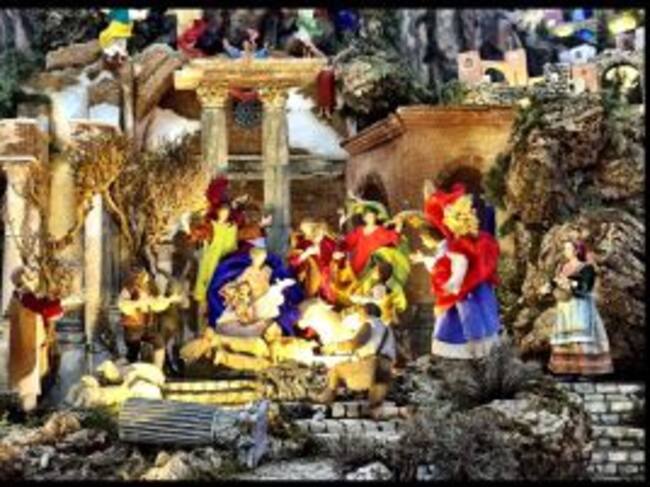 El belén napolitano de la Diputación, en una imagen de archivo
