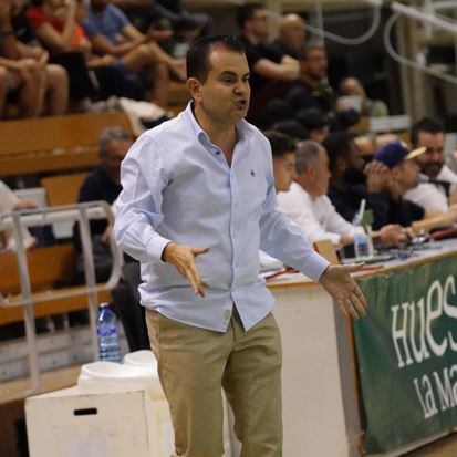 Rafa Sanz, entrenador de Lobe Huesca la Magia