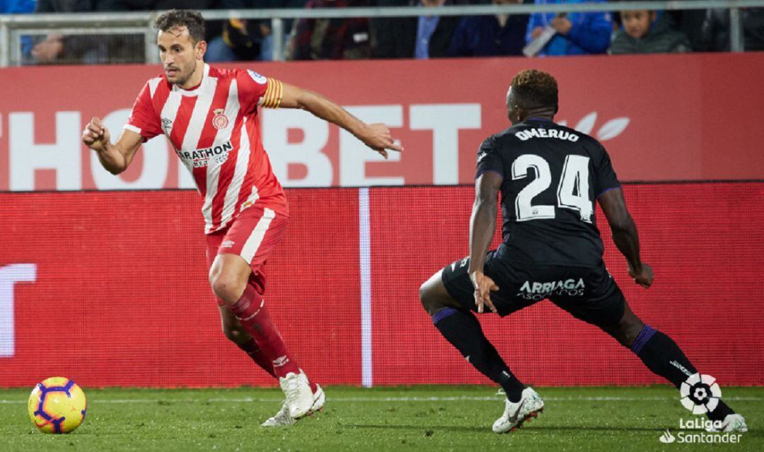 Stuani, en una acció del partit contra el Leganés.